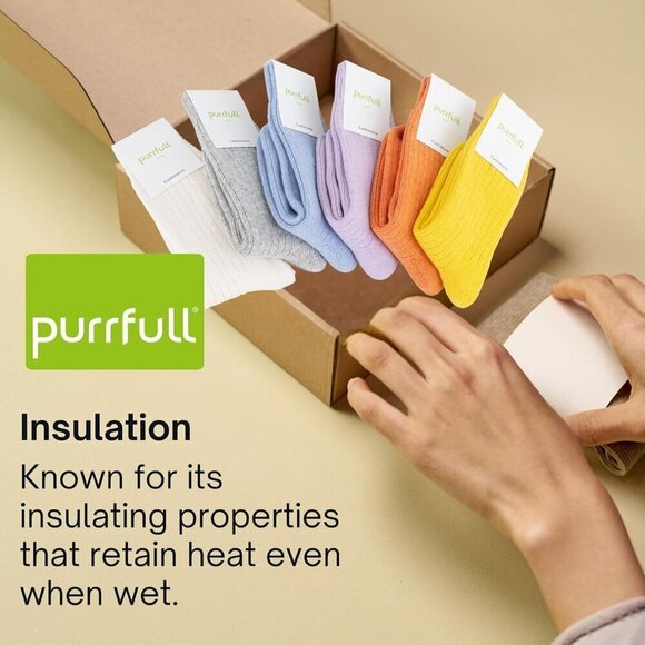 ⭐Women Giallo Winter Solid Socks Cashmere Socks Lady - Picture 9 of 9